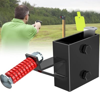 Percha objetivo acero 2x4 AR500 soporte disparo
