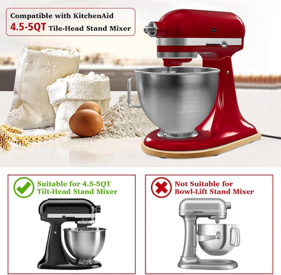 Alfombrilla deslizante KitchenAid de bambú 4.5-5qt