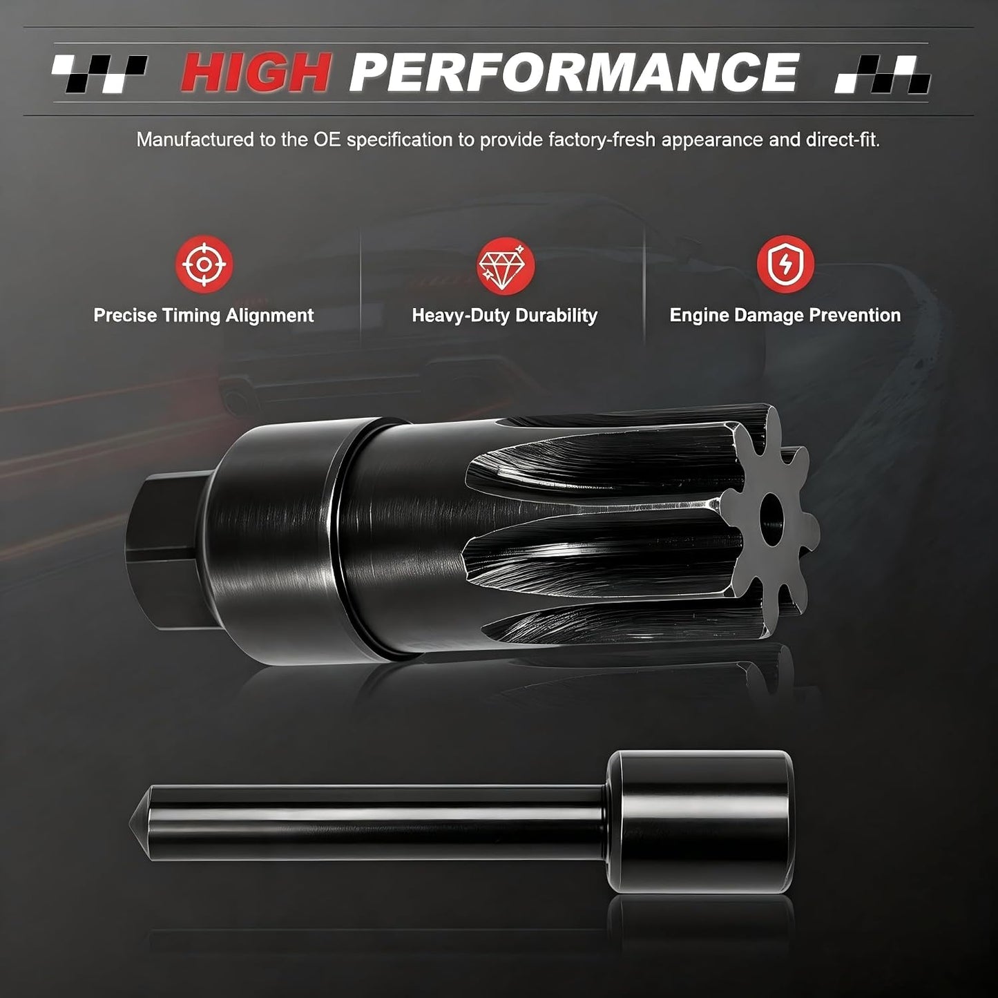 Herramienta torneado motor y kit PIN sincronización JDE83