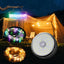 Guirnalda luces campamento 32.8ft linterna 2en1 14 modos