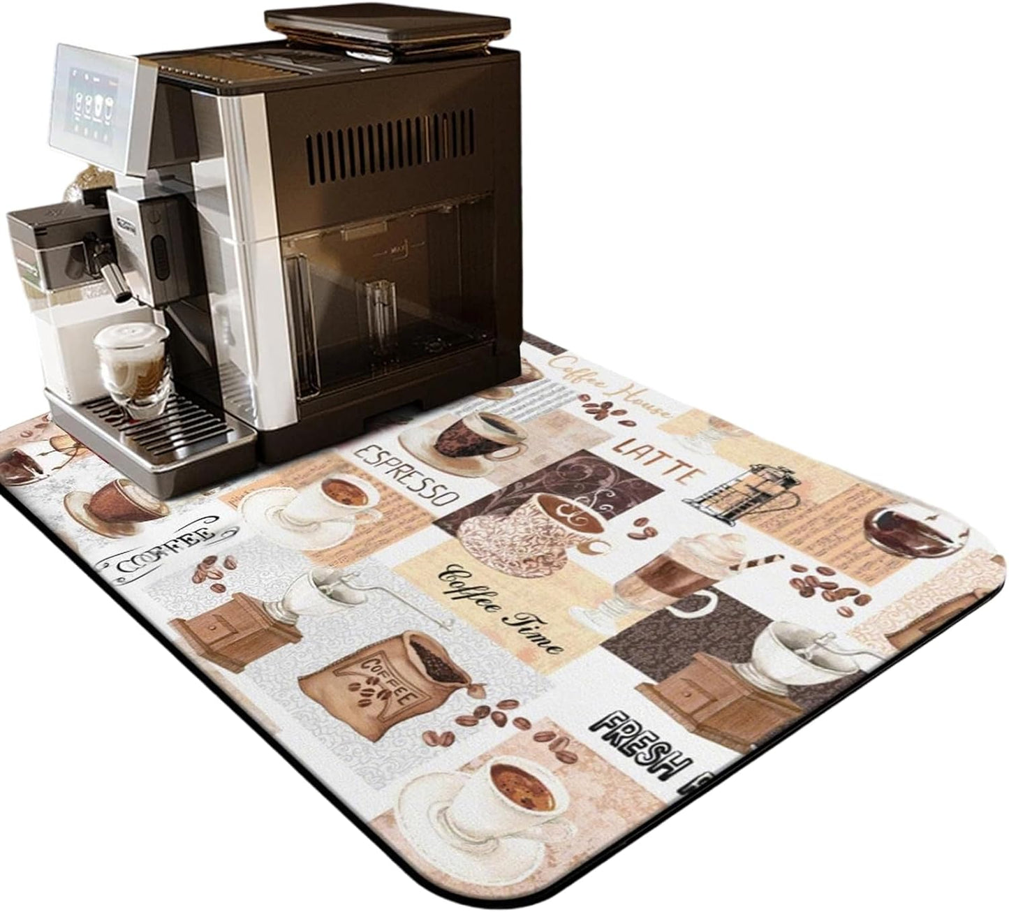 Tapete silicona encimera cocina 19x12pulg impermeable