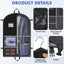 Bolsa colgante ropa baile con bolsillos impermeable plegable