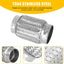 Tubo flexible escape acero inox 304 doble trenzado coche