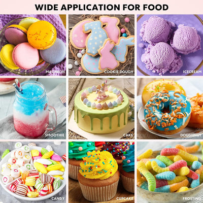 Colorante alimenticio 12 colores líquido para pasteles 0.35oz