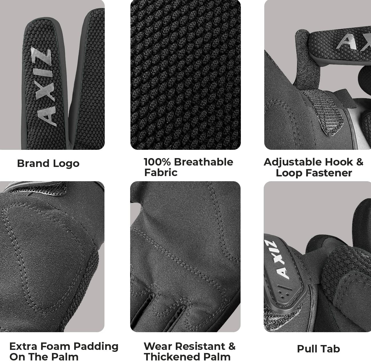 Guantes motocicleta tactiles para hombre mujer MTB BMX