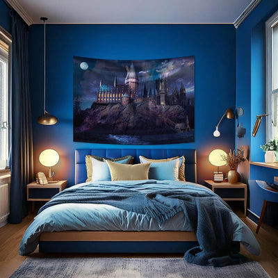 Telón de fondo Hogwarts 5x7ft decoración habitación