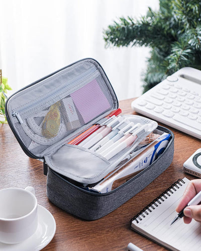 Estuche lápices con cremallera para estudiantes y adultos