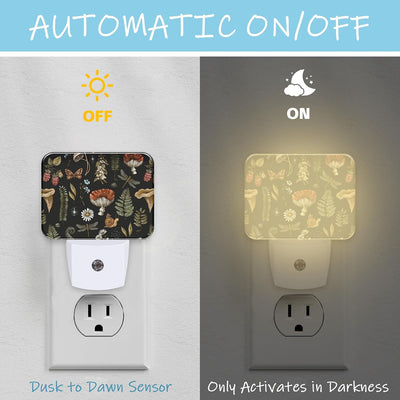 Luz nocturna LED pared sensor anochecer dormitorio adultos