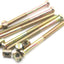 Tornillos barril muebles media rosca s kit 6 pzas