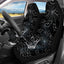 Set 2 fundas asiento coche negras murciélago Halloween