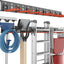Organiz. herramientas pared 48pulg 8 ganchos 330lb