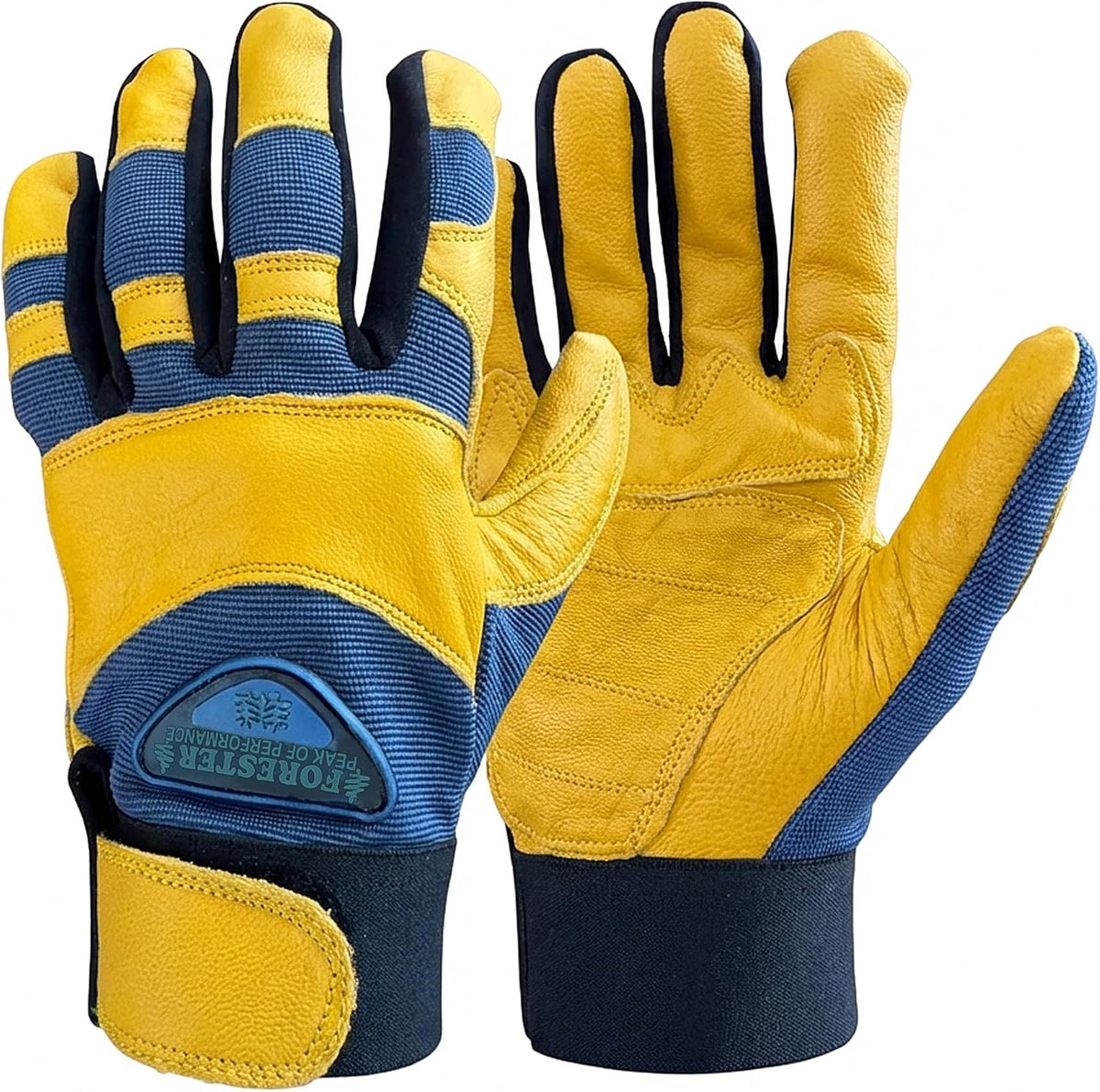 Guantes cuero trabajo agarre ergonómico hombre mujer