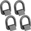 4 Anillos D Soldadura Remolque 3/8pulg 5000lbs Anclaje Amarre