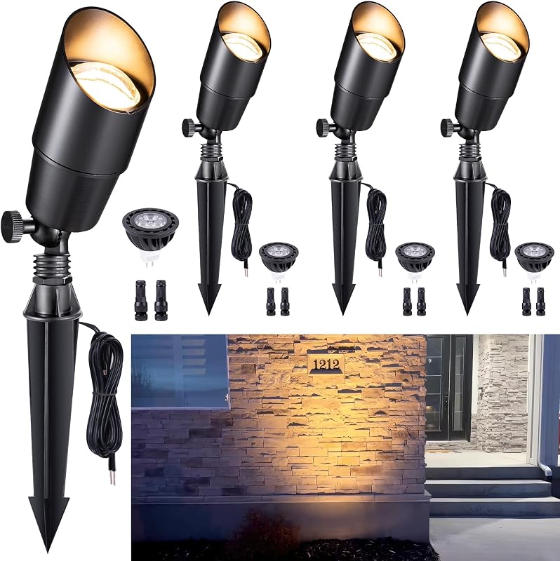 Luces LED 12V impermeables para árboles exteriores