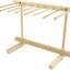 Escurridor madera plegable pasta fideos diseño compacto