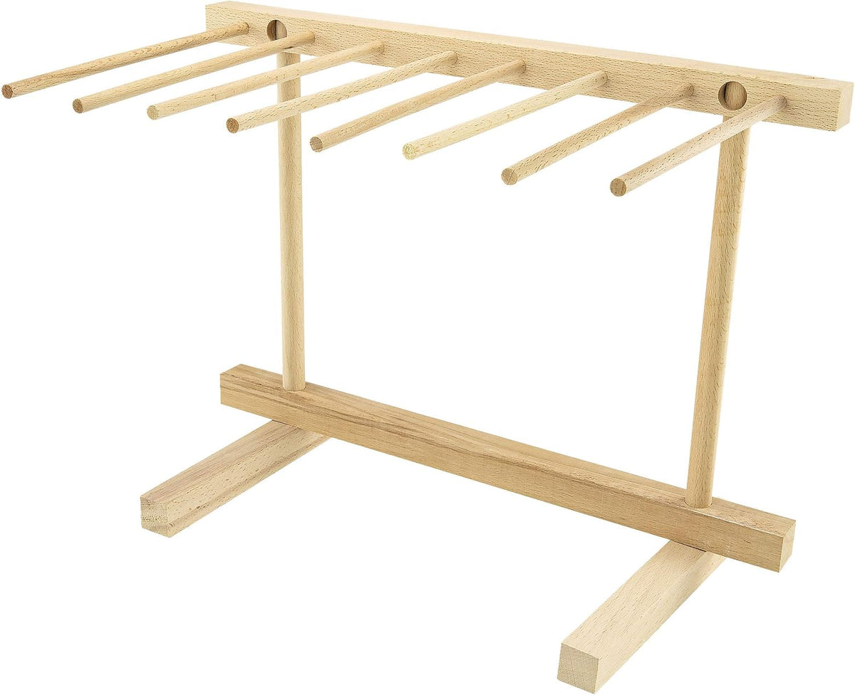 Escurridor madera plegable pasta fideos diseño compacto