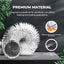 Conducto aluminio flexible 6pulg x16ft HVAC con abrazaderas