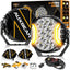 Luces LED 7pulg 226W 26800LM DRL ámbar cubierta negra
