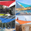 Toldo parasol triangular 13x13x13' bloqueo UV para patio