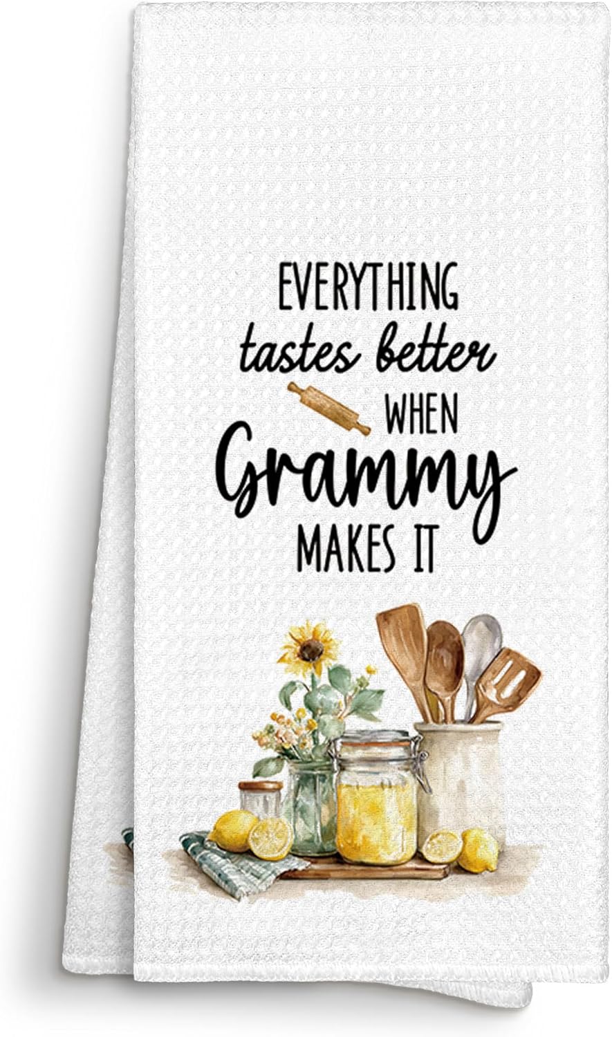 Toalla cocina con regalo Grammy