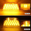 2 Luces LED Ámbar Intermitentes para Faros Peterbilt