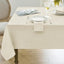 Mantel Rectangular Textura Lino Impermeable para Cocina Comedor