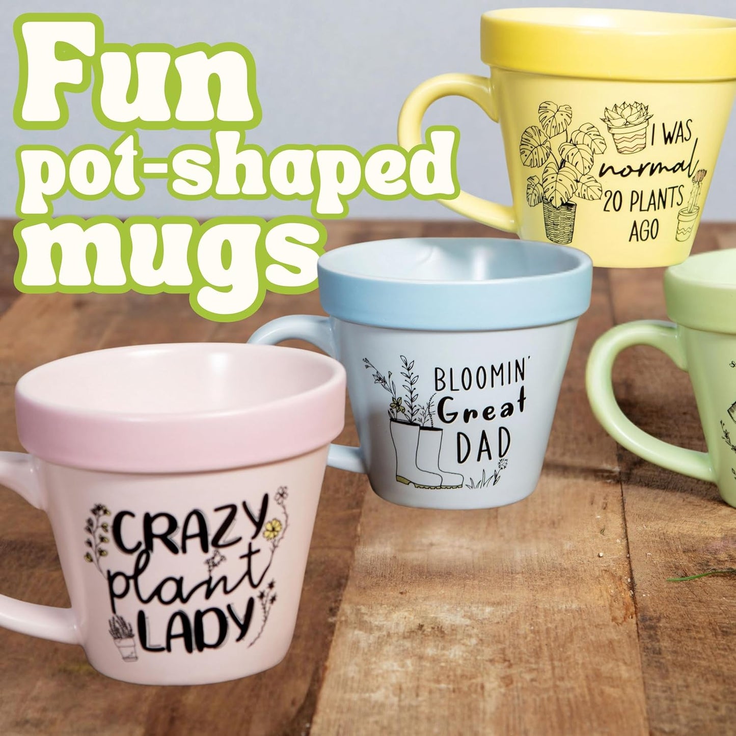 Taza forma maceta 20 Plants Ago regalo para ella