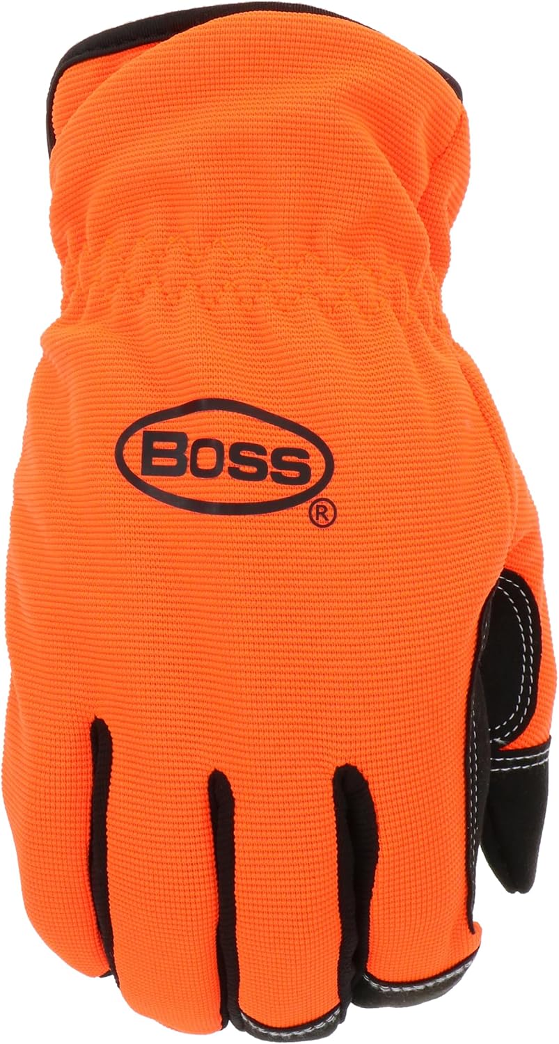 Guantes trabajo naranja alta visibilidad forro Thinsulate 3M