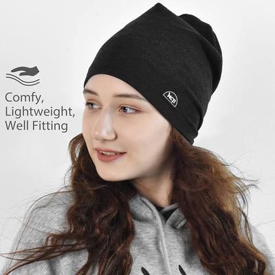 Gorro holgado invierno elástico para correr y ciclismo set 2