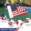 Bandera golf EE.UU. 8x6" nailon 420D doble cara