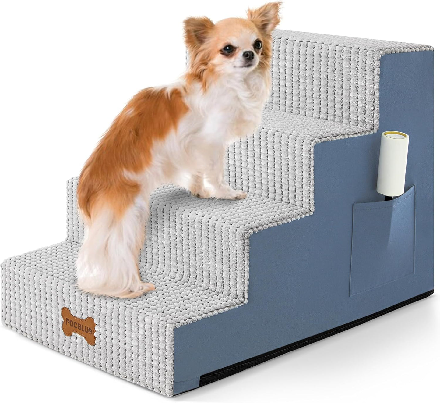 Escaleras para mascotas 17.7pulg 4 escalones antiderrap