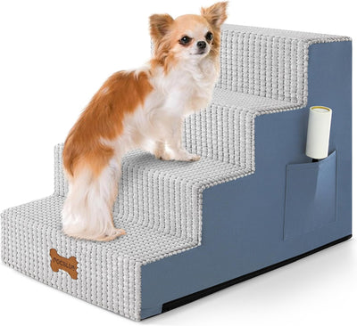 Escaleras para mascotas 17.7pulg 4 escalones antiderrap