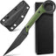 Cuchillo fija D2 G10 para exteriores EDC supervivencia verde
