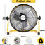 Ventilador inalámbrico 12" 15000mAh aspas metal