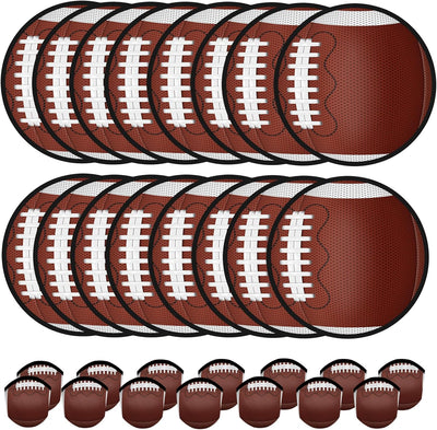 30 Ventiladores Plegables Diseño Rugby para Niños