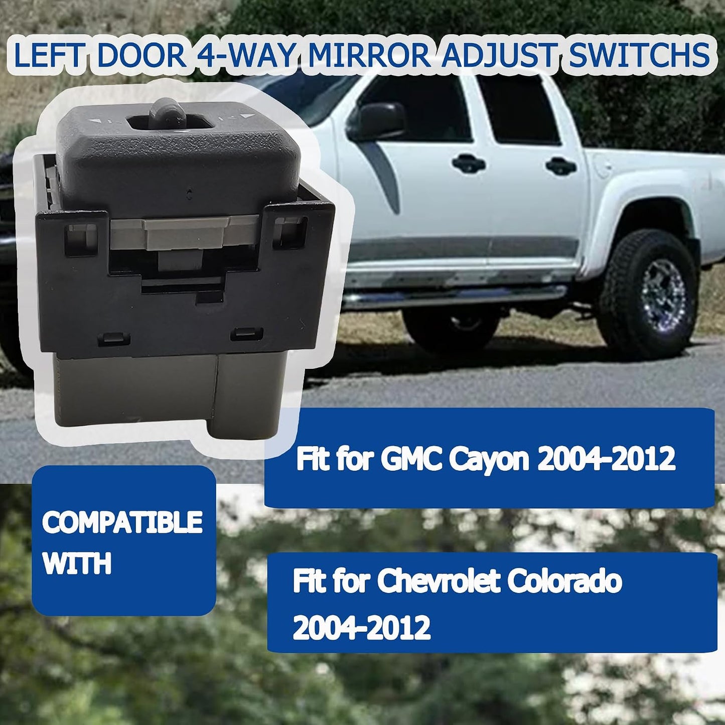 Interruptor espejo 4 vías puerta izq GMC Canyon 04-12