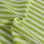 Set 6 servilletas reutilizables algodón 18x18pulg rayas verdes