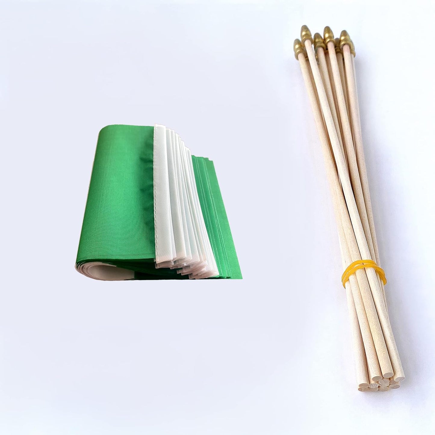 Banderas nigerianas 5x8" pack 12