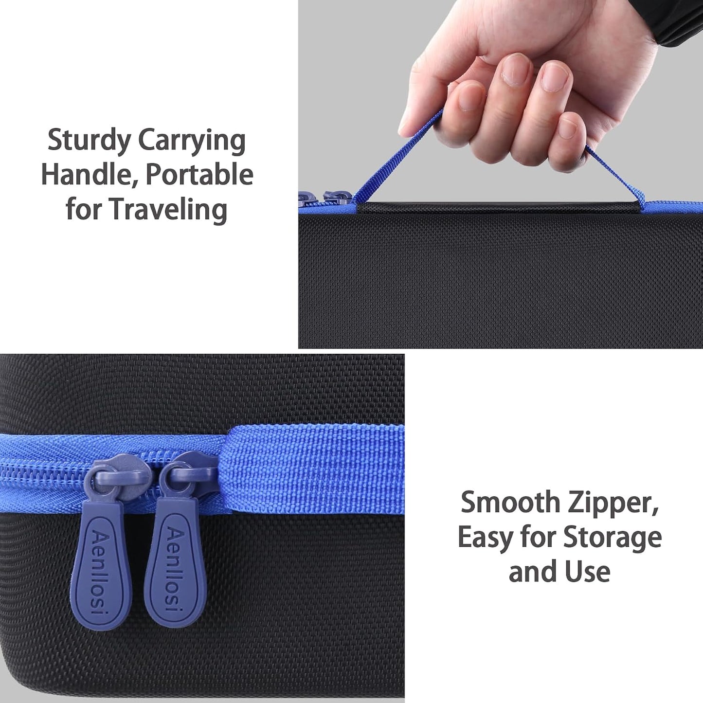 Estuche transporte duro para HULKMAN Alpha85 negroazul