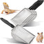 4 Pzas Cuchara Malla Acero Inox para Hámster y Reptiles