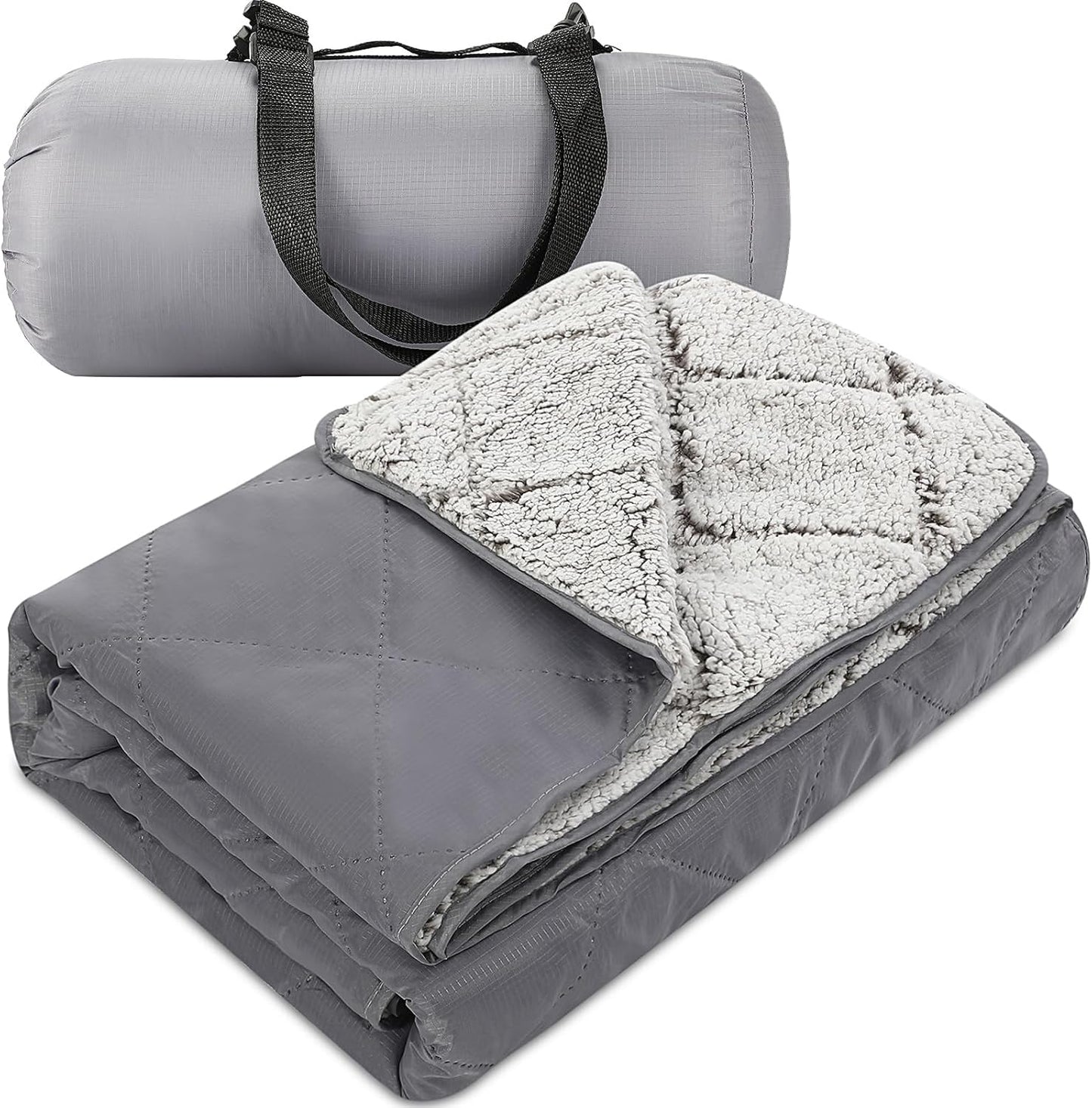 Manta exterior 78x55" acolchada impermeable plegable