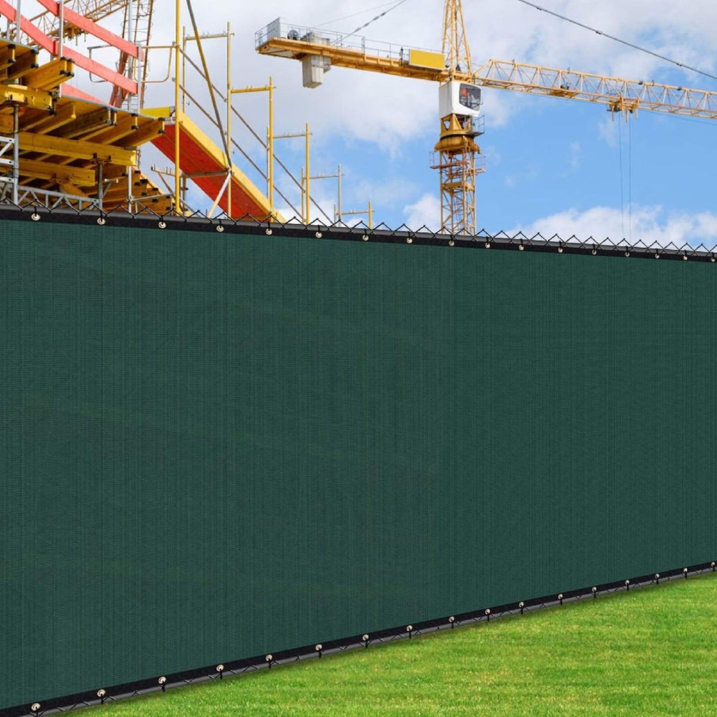 Valla privacidad 6x50pies paneles jardín malla viento