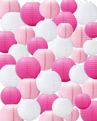 48 Linternas papel decoración fiesta 4-10pulg
