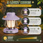 Linterna camping niños diseño caracol USB-C LED regulable