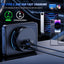 Cargador USB PD 12-24V 3A con luz LED para coche