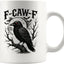 Taza Cerámica Cuervo Humor Sarcástico 11oz Blanco