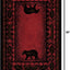 Alfombra oso caminar 2ft3" x 3ft3" color claro