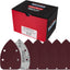 Hojas lija 120 grano 5 agujeros diseño ratón 45 uds
