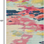 Tapete abstracto moderno polipropileno rosado