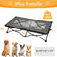Cama perro malla transpirable plegable antideslizante
